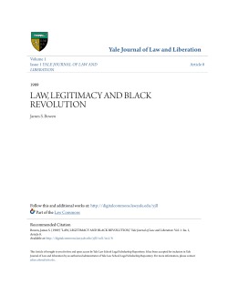 law, legitimacy and black revolution
