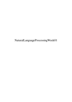 NaturalLanguageProcessingWeek01