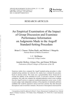 An Empirical Examination of the Impact of Group Discussion