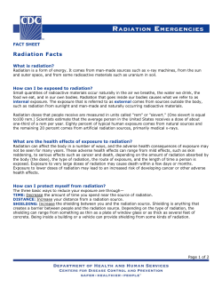 Radiation Emergencies