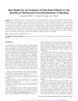 New Model for the Analysis of Size-Scale Effects on the Ductility of