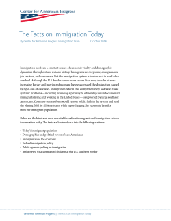 The Facts on Immigration Today