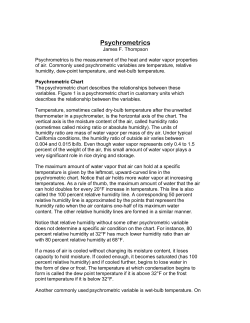 Psychrometrics