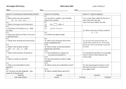 Level 4 - Harrowgate Hill Primary School