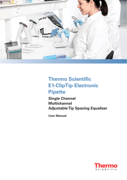 Thermo Scientific E1-ClipTip Electronic Pipette
