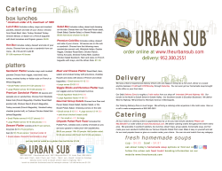 Catering Catering Delivery