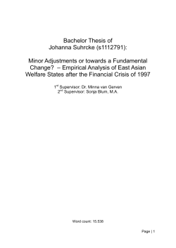 Bachelor Thesis of Johanna Suhrcke