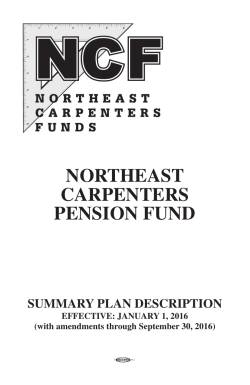 NORTHEAST CARPENTERS PENSION FUND