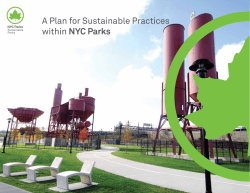 A Plan for Sustainable Practices within NYC Parks