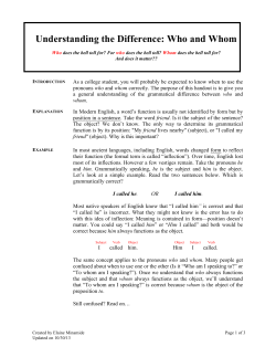 Understanding the Difference: Who and Whom