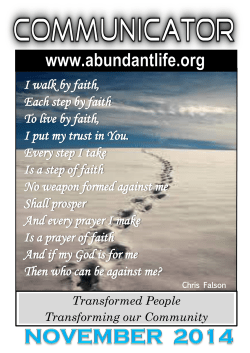 I walk by faith, Each step by faith To live by faith, I put