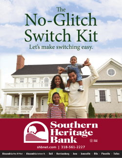 No-Glitch Switch Kit - Southern Heritage Bank