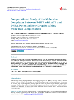 Computational Study of the Molecular Complexes between 5