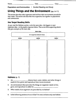 Living Things and the Environment (pp. 6-11)