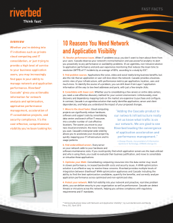 10 Reasons You Need Network and Application Visibility