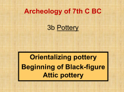 Archeology of Early Greece 7th Century