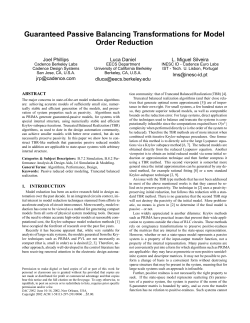 Guaranteed Passive Balancing Transformations for Model