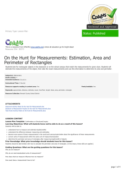 On the Hunt for Measurements