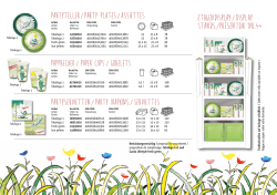 PARTYTELLER/PARTY PLATES/ASSIETTES PAPPBECHER