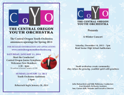 Fall 2013 Concert Program - PDF File