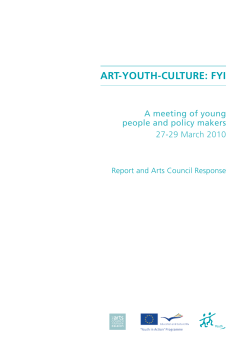 Art-youth-culture: FyI - Creative Europe Ireland
