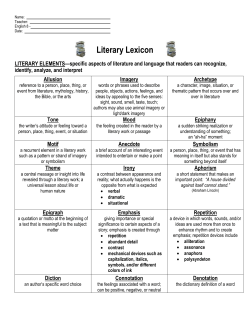 Keep Forever-Literary Lexicon