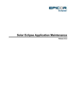 Application Maintenance