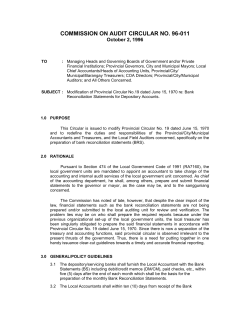 COA CIRCULAR NO. 96-011 - October 2, 1996