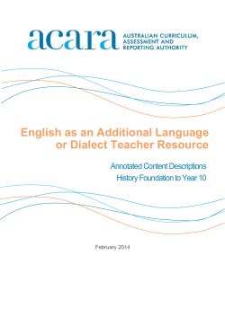 EAL/D annotated content descriptions