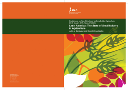Latin America: The State of Smallholders in Agriculture