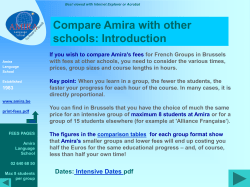 Compare Amira`s fees with other schools