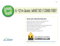 6&ndash;12th Grade: WHAT DO I STAND FOR?