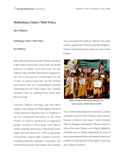 Rethinking China`s Tibet Policy