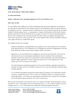 From: Justin Mayhew, Public Policy Polling&reg; To