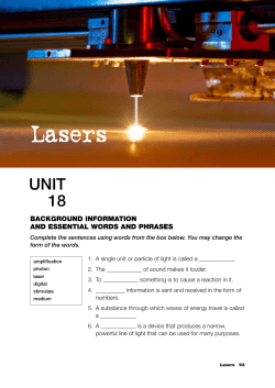 Lasers