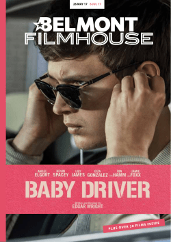 26 May - Belmont Filmhouse