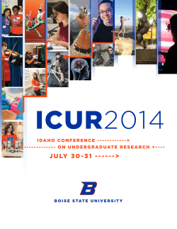 Academics - Boise State University