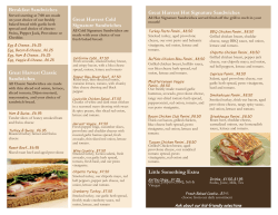 to our sandwiches menu - Great Harvest Bread Temecula
