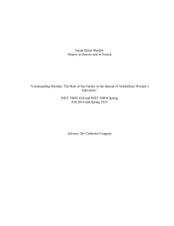 Commanding Kinship: The Role of the Family in the Advancement of