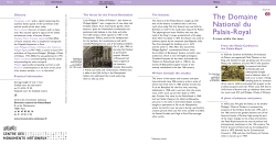 depliant guide - Domaine national du Palais