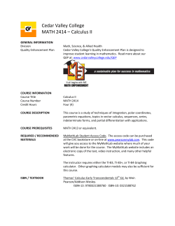 On-Campus - Cedar Valley College