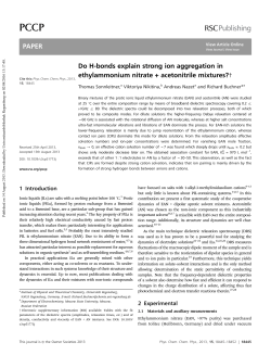 Do H-bonds explain strong ion aggregation in ethylammonium