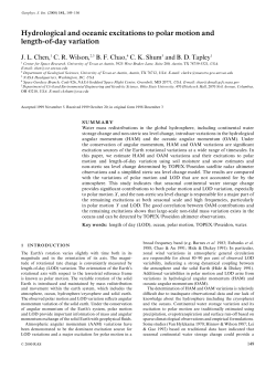 Hydrological and oceanic excitations to polar motion and length