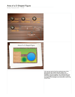 Area of a D Shaped Figure - Virtual Homeschool Group