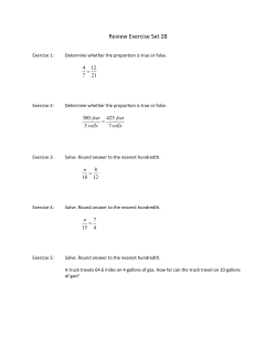Review Exercise Set 28
