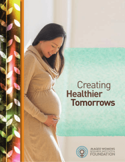 Creating Healthier Tomorrows - Magee