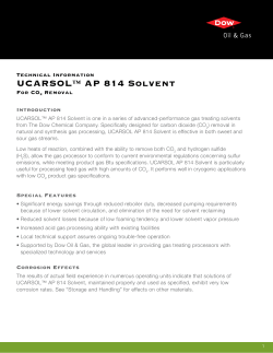 UCARSOL™ AP 814 Solvent - Safety Data Sheet