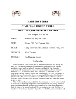harpers ferry civil war round table po box 1079, harpers ferry, wv