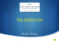 The Gifted Girl - Student Mental Wellness