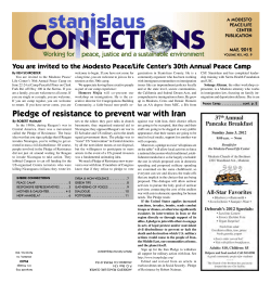 Pledge of resistance to prevent war with Iran